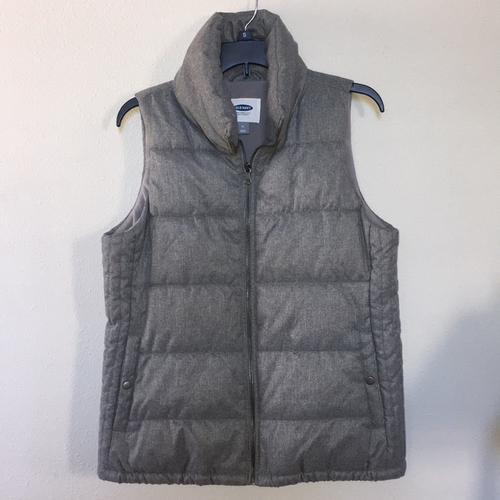 Gray Puffer Vest